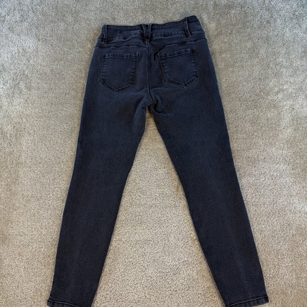Curve Appeal Jeans Womens 8/29 Black Curve Creator High Rise Skinny Casual F398 - Picture 7 of 13